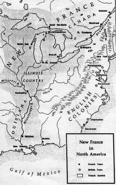 New France in North America