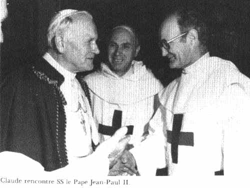 Claude Choquet and H.E. Jean-Paul II